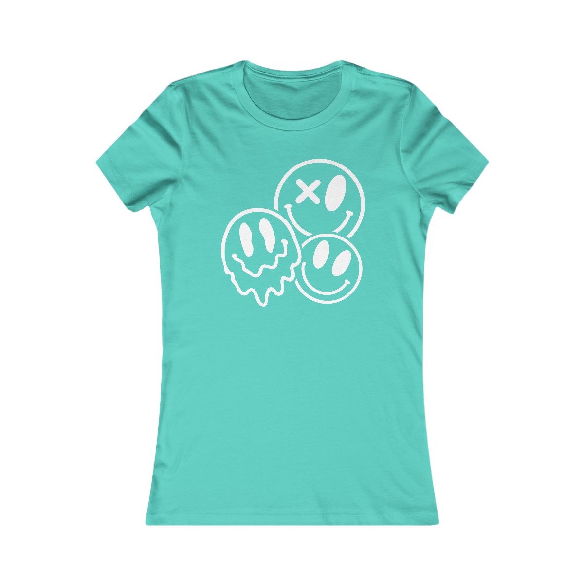 Retro Smiley Face T-Shirt - Vintage Happy Vibes Graphic Tee - Image 5