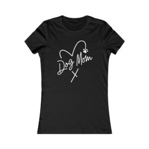 Dog Mom Paw Print T-Shirt