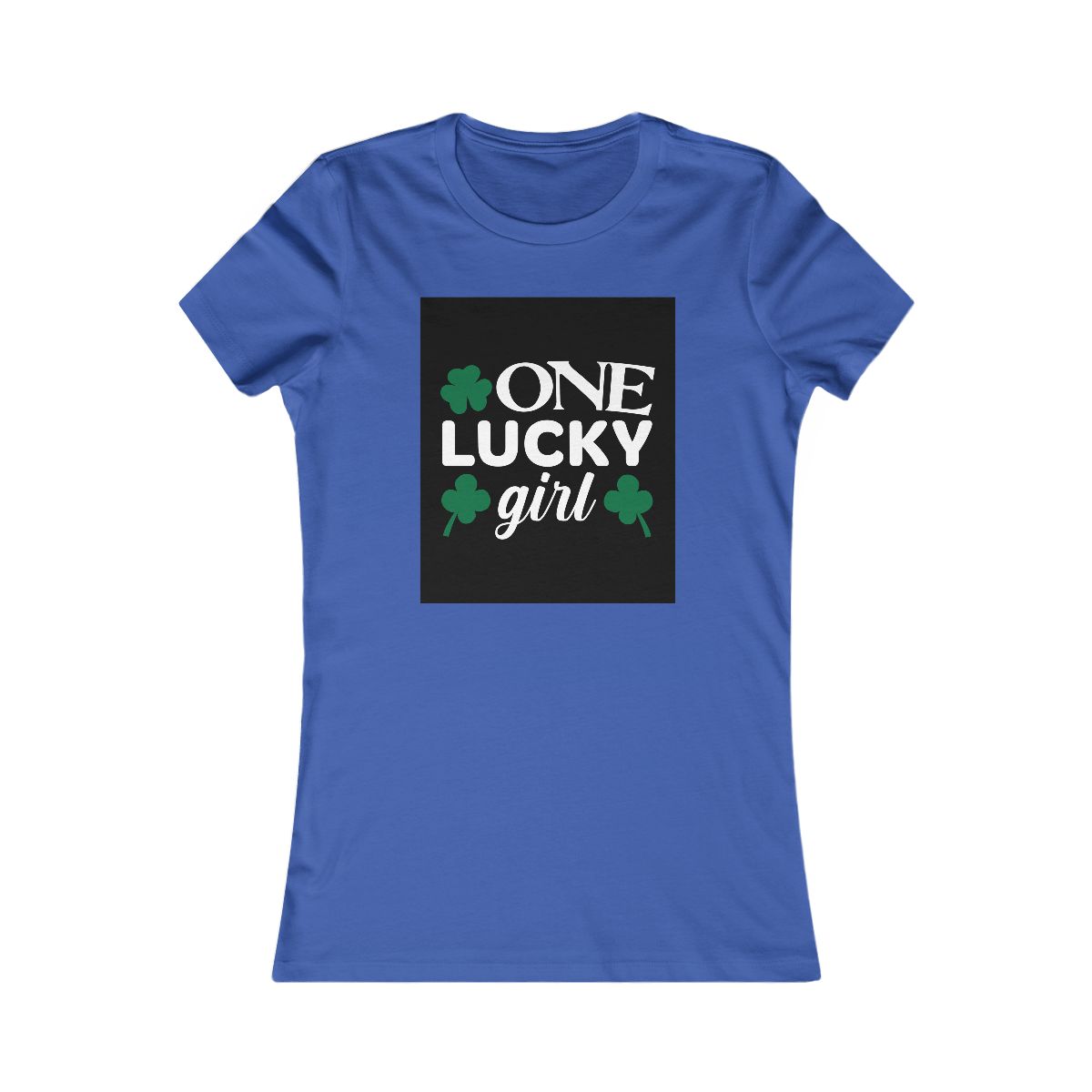One Lucky Girl St. Patrick's Day Shamrock T-Shirt - Image 7