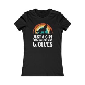 Just A Girl Who Loves Wolves T-Shirt