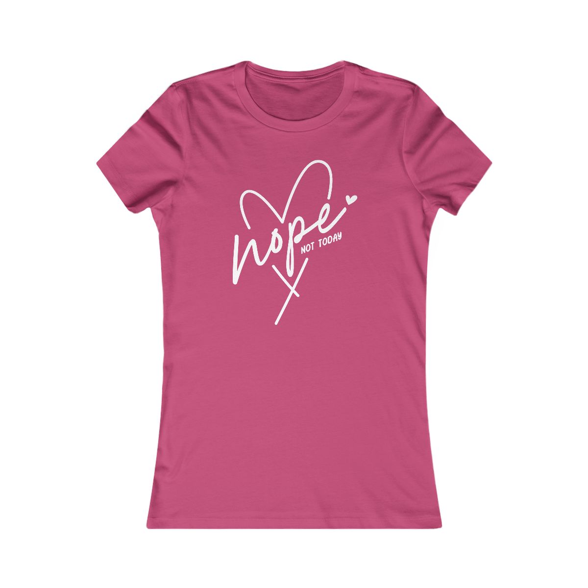 Hope Not Today Heart Graphic T-Shirt - Image 13
