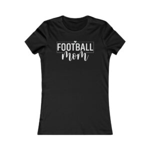 Football Mom Heart T-Shirt