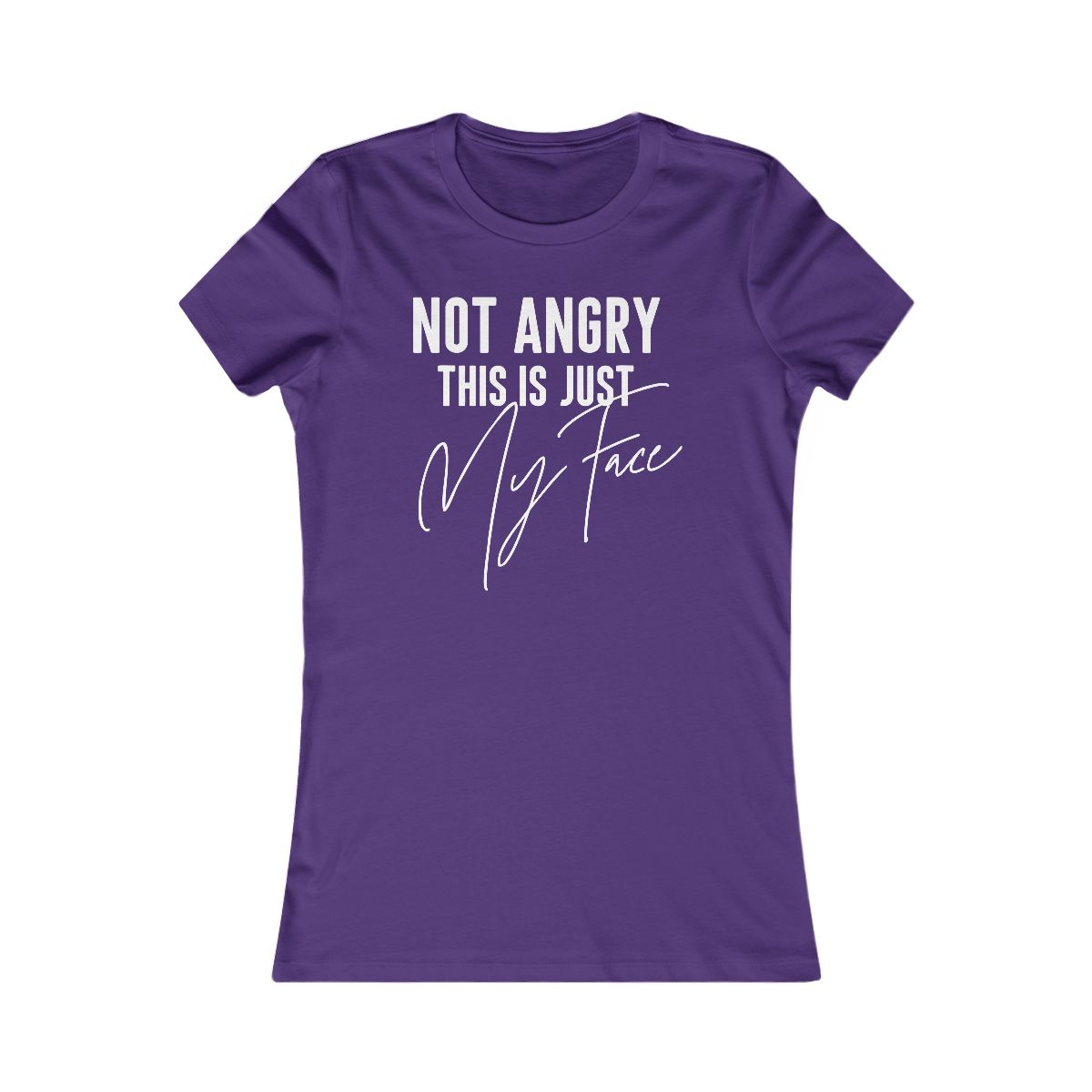 Not Angry This is Just My Face T-Shirt - Image 12