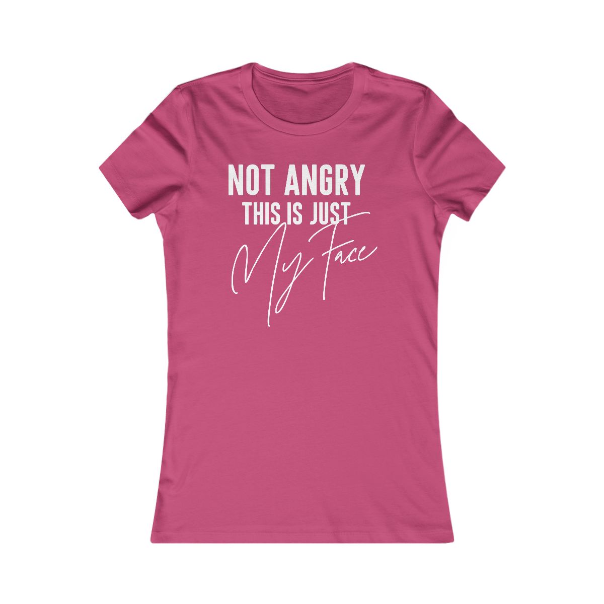 Not Angry This is Just My Face T-Shirt - Image 13