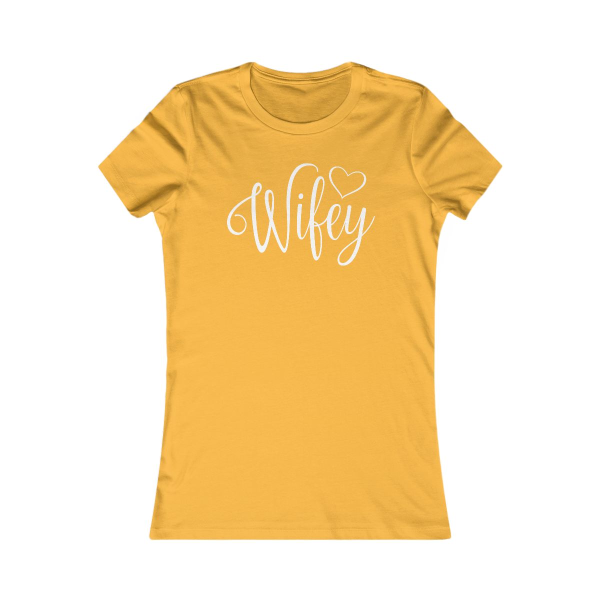 Wifey Heart T-Shirt - Image 3