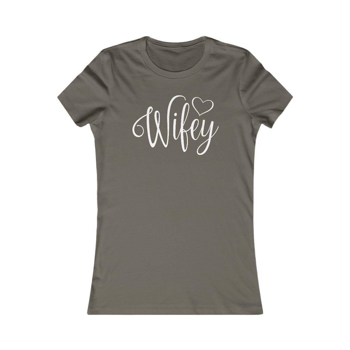 Wifey Heart T-Shirt - Image 4