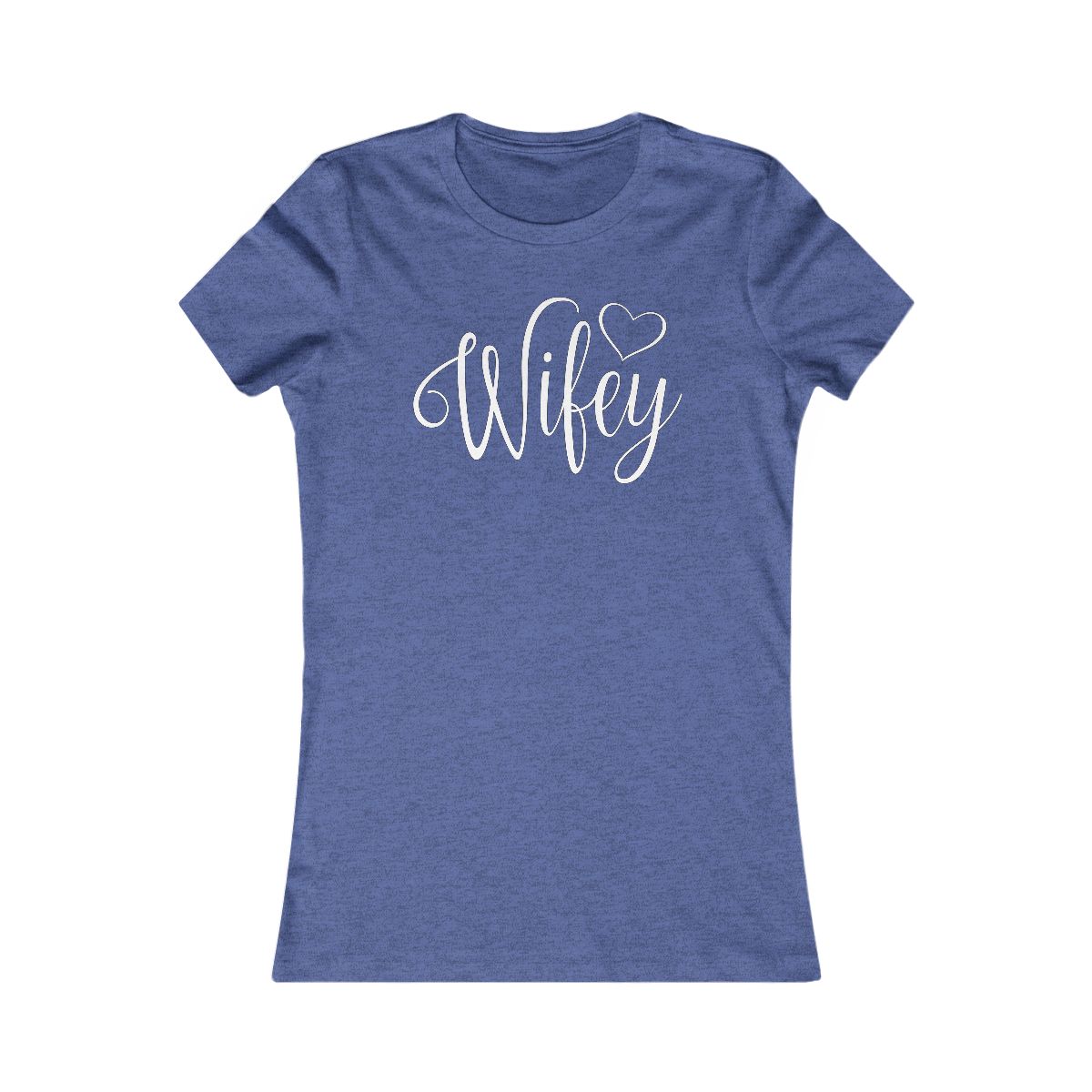 Wifey Heart T-Shirt - Image 8