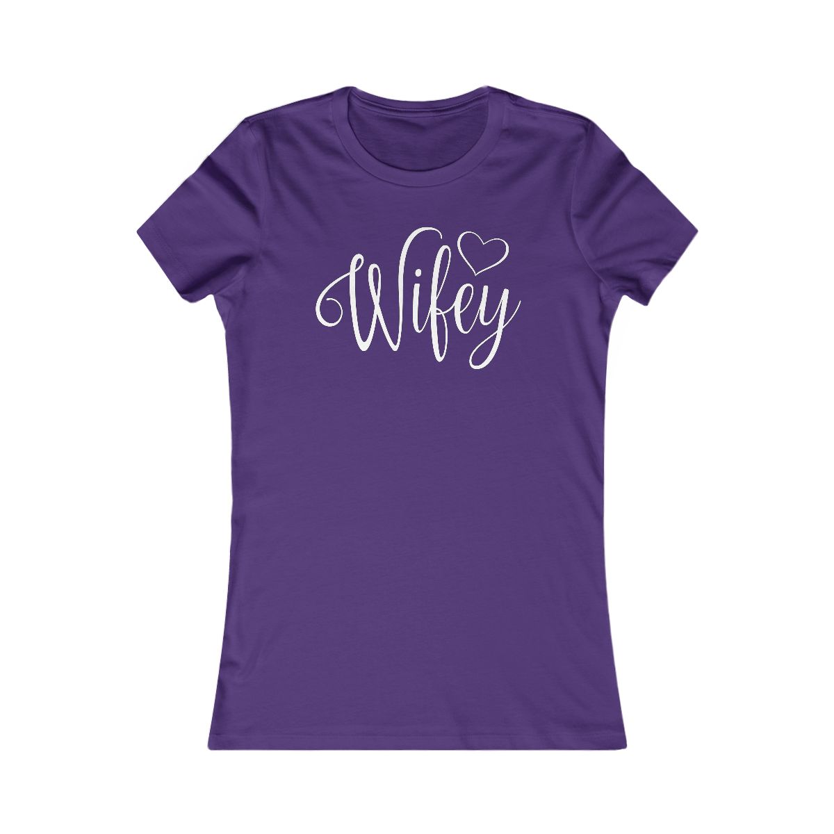Wifey Heart T-Shirt - Image 12