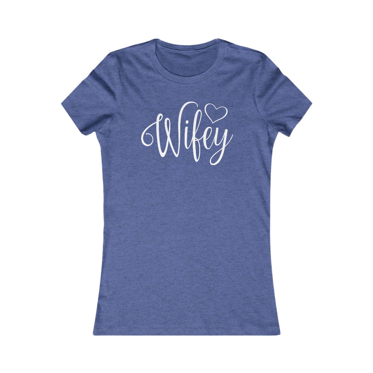 Wifey Heart T-Shirt - Image 8