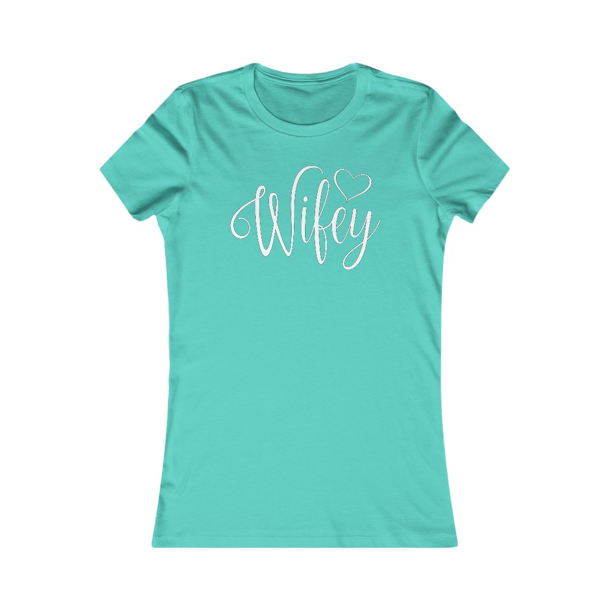 Wifey Heart T-Shirt - Image 5