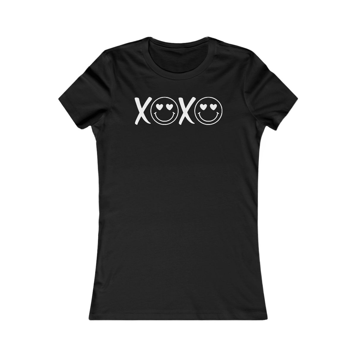 XOXO Heart Eyes Smiley Face T-Shirt