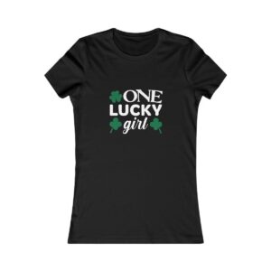 One Lucky Girl St. Patrick's Day Shamrock T-Shirt