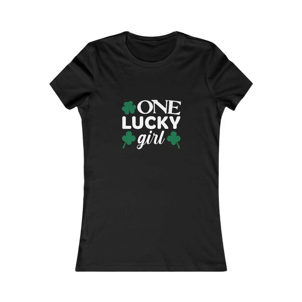 One Lucky Girl St. Patrick's Day Shamrock T-Shirt