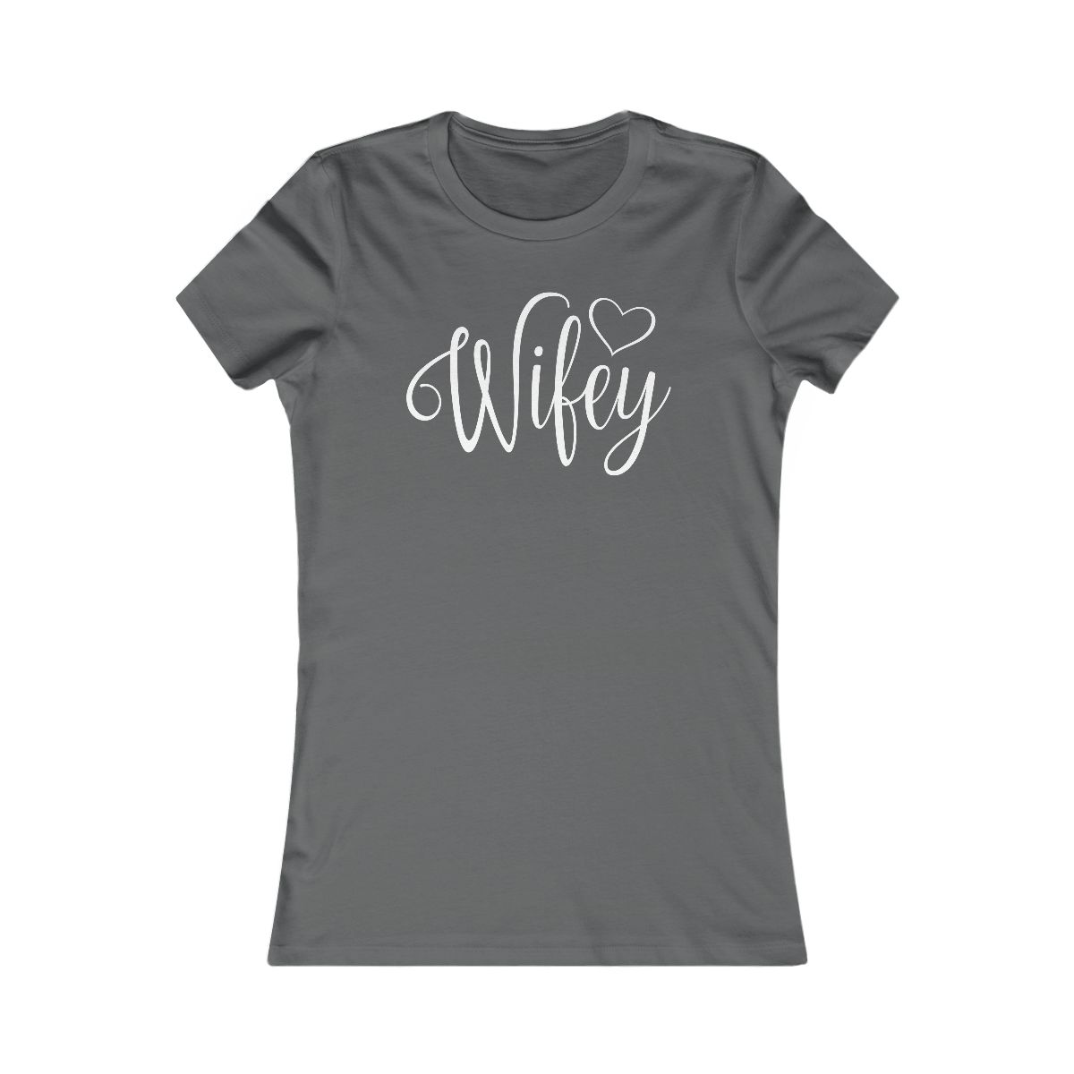 Wifey Heart T-Shirt - Image 9