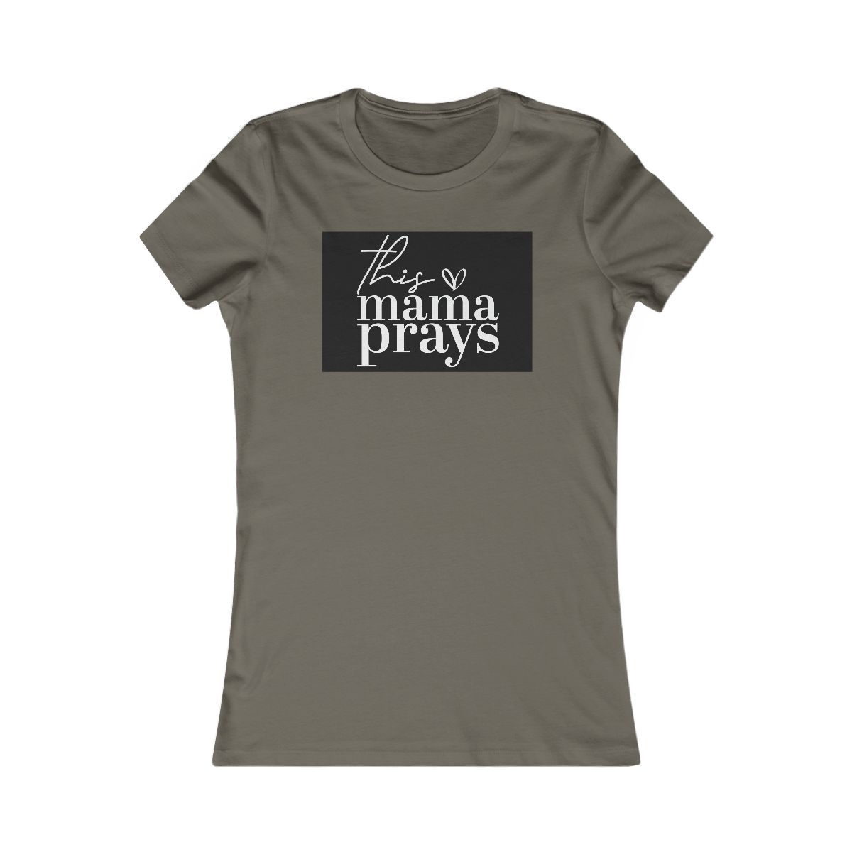 This Mama Prays T-Shirt | Christian Mom Faith Gift - Image 4