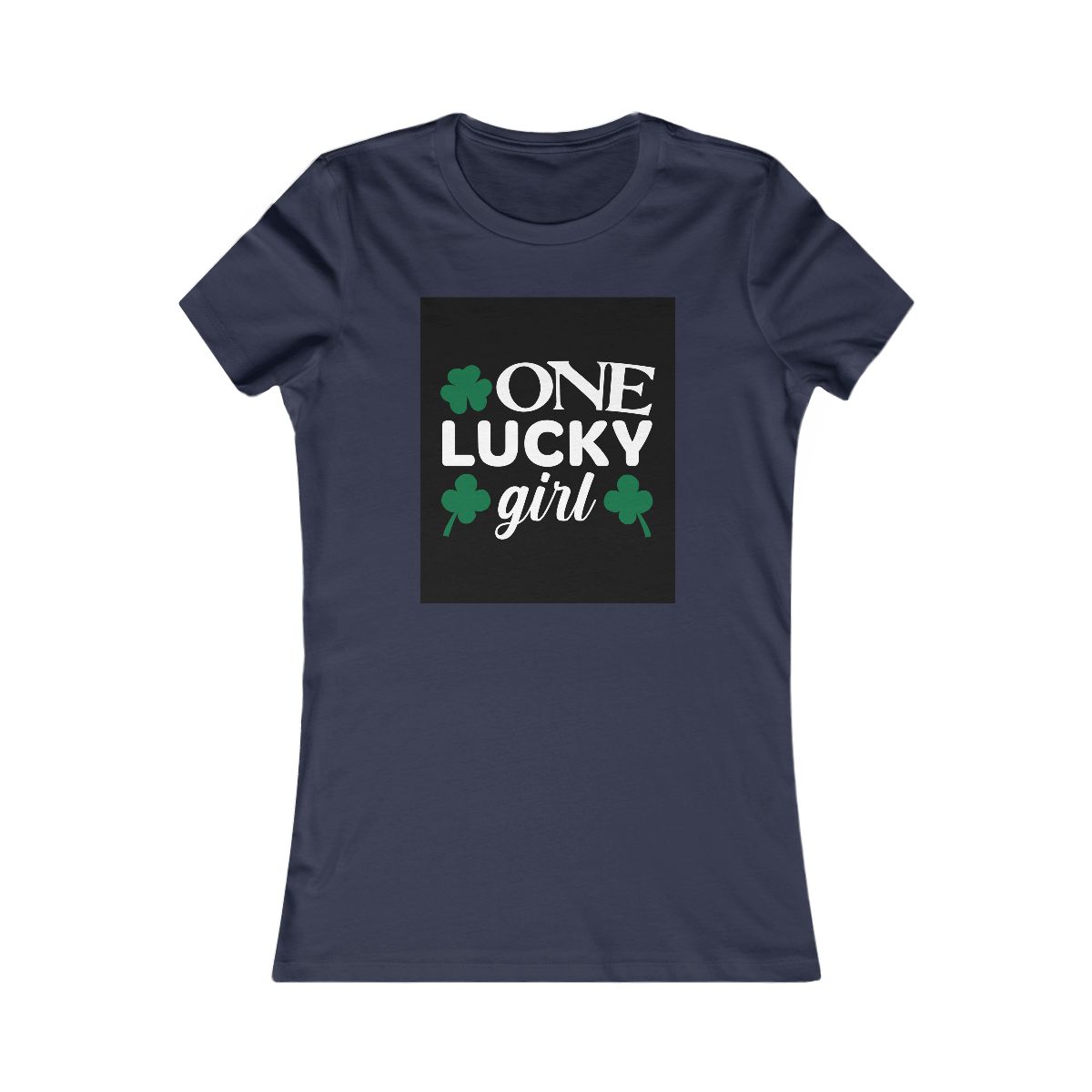 One Lucky Girl St. Patrick's Day Shamrock T-Shirt - Image 11