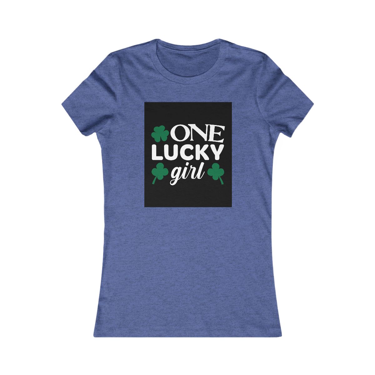 One Lucky Girl St. Patrick's Day Shamrock T-Shirt - Image 8