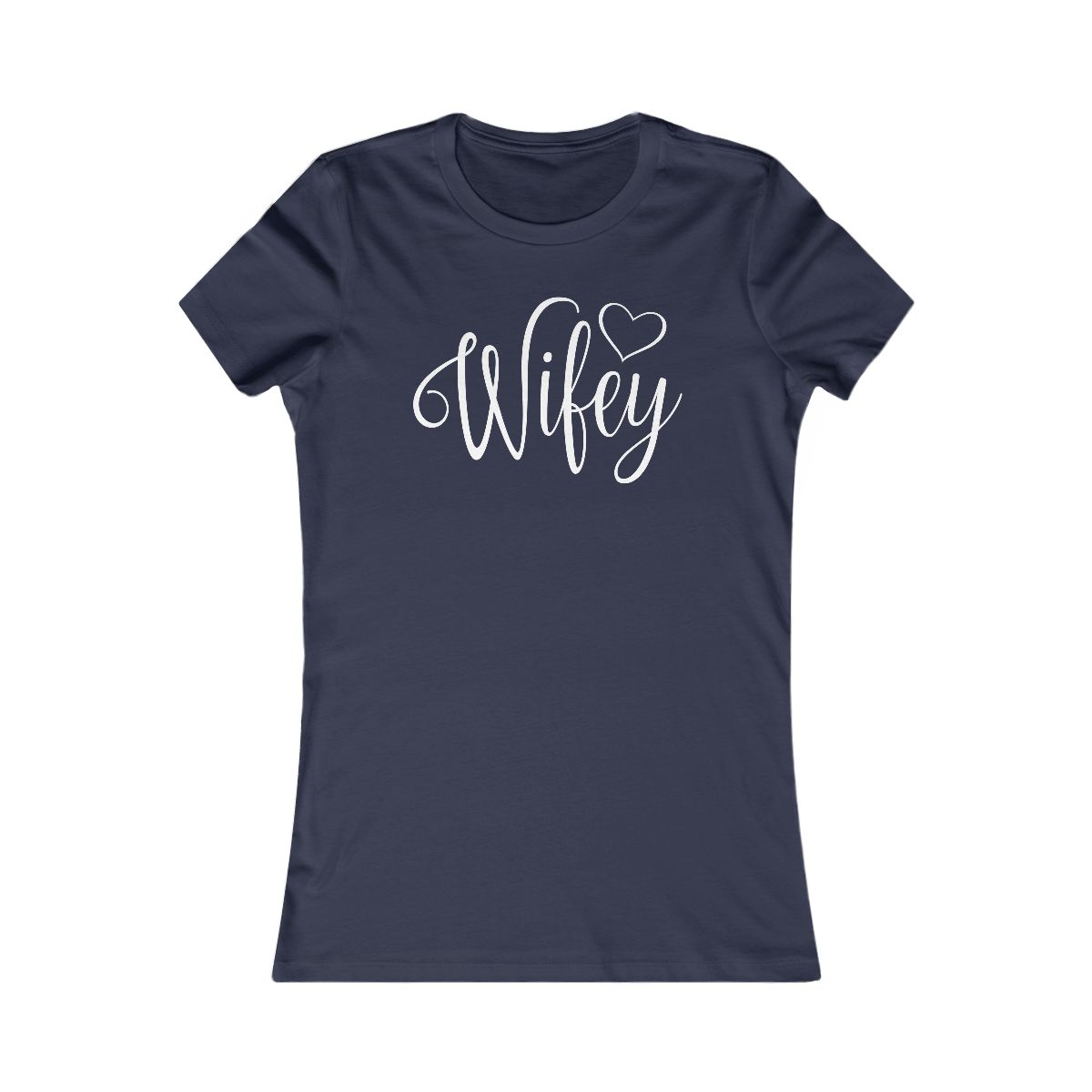 Wifey Heart T-Shirt - Image 11