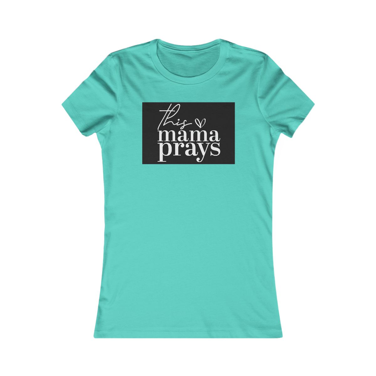 This Mama Prays T-Shirt | Christian Mom Faith Gift - Image 5