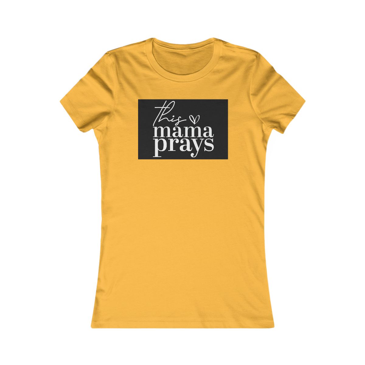 This Mama Prays T-Shirt | Christian Mom Faith Gift - Image 3