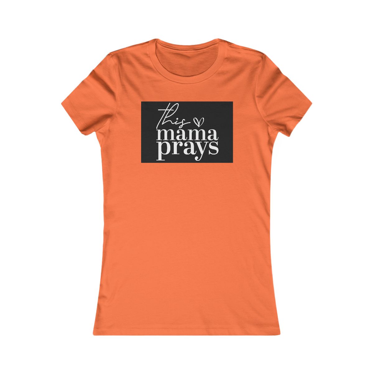 This Mama Prays T-Shirt | Christian Mom Faith Gift - Image 2