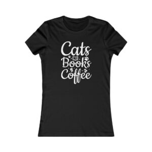 Cats Books Coffee T-Shirt