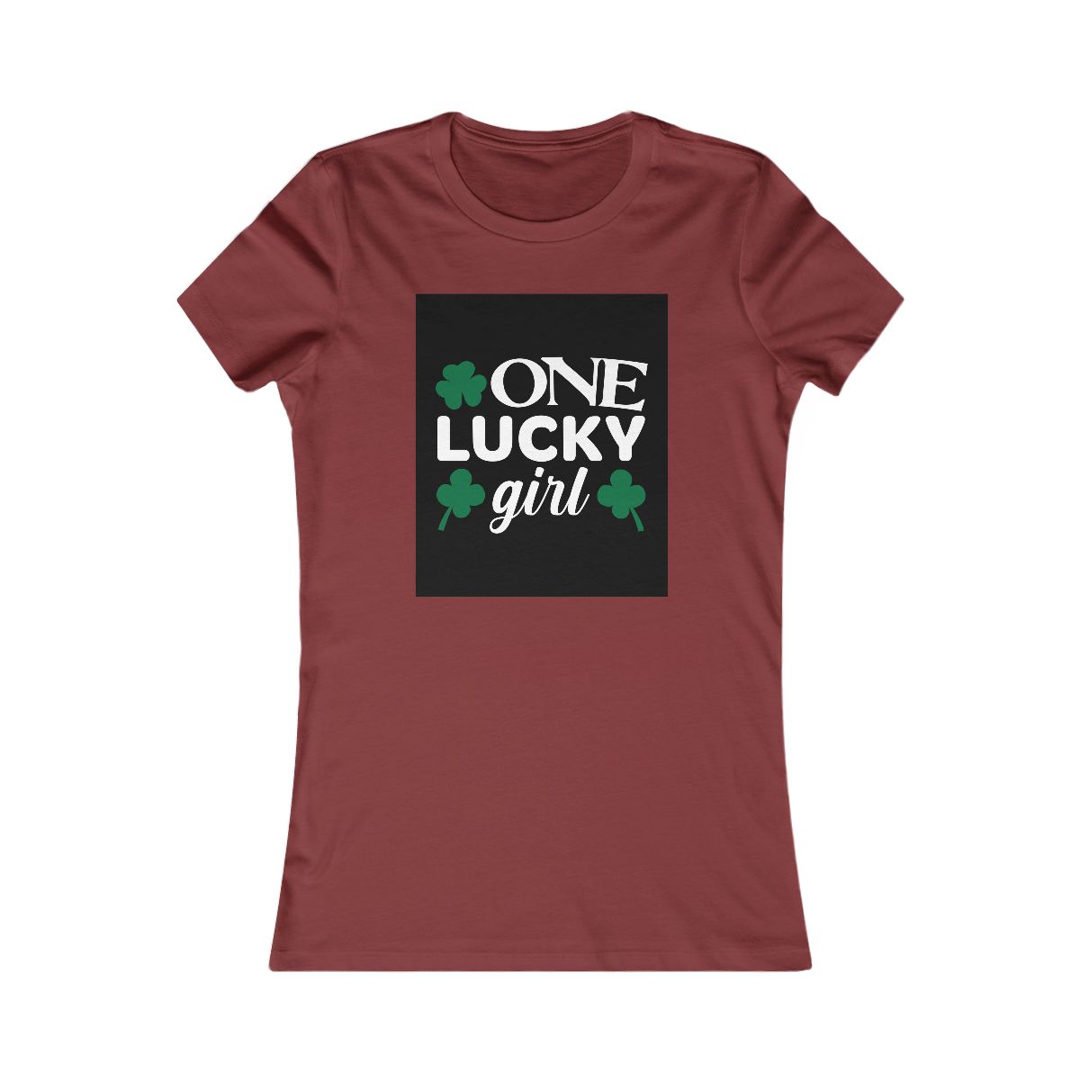 One Lucky Girl St. Patrick's Day Shamrock T-Shirt - Image 15