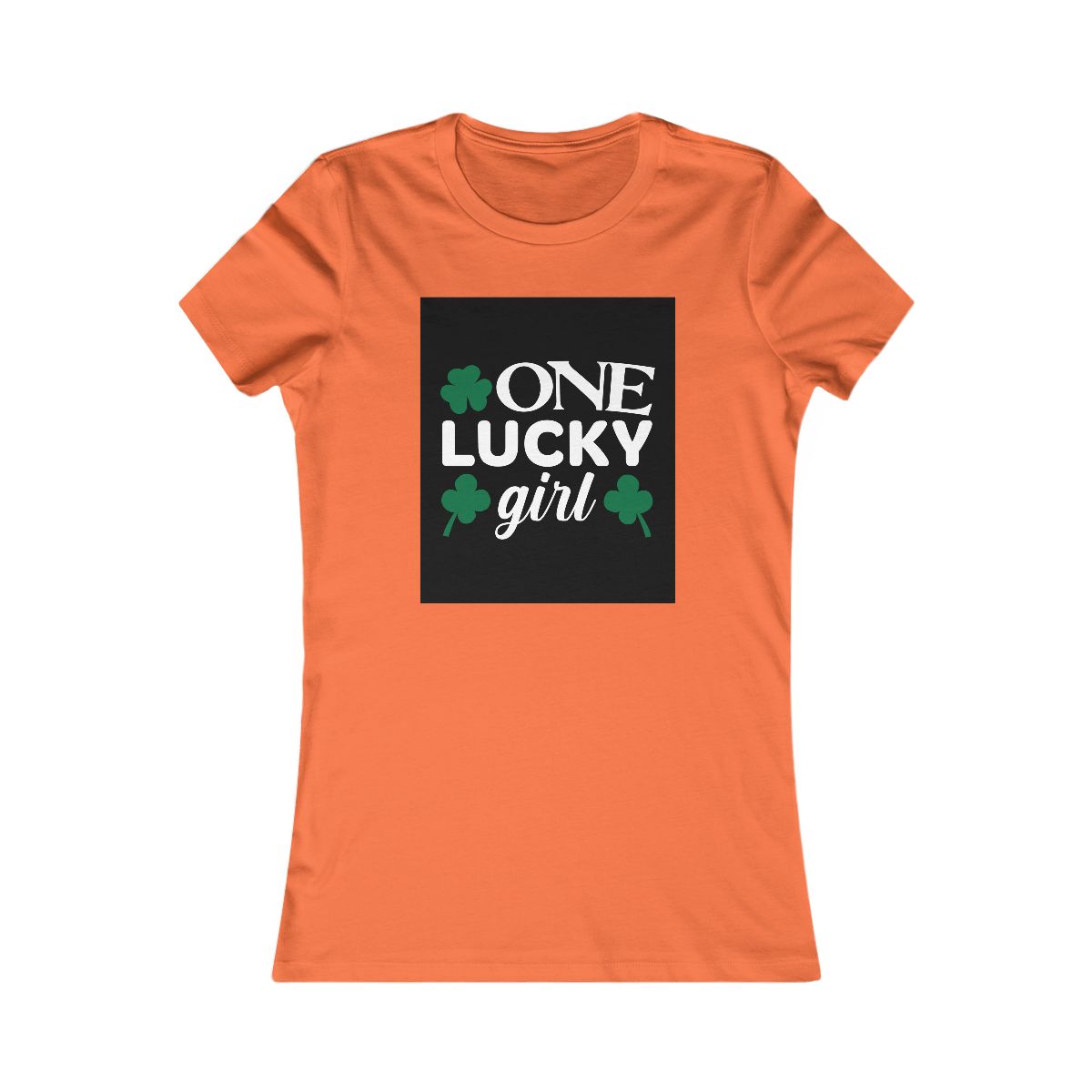 One Lucky Girl St. Patrick's Day Shamrock T-Shirt - Image 2