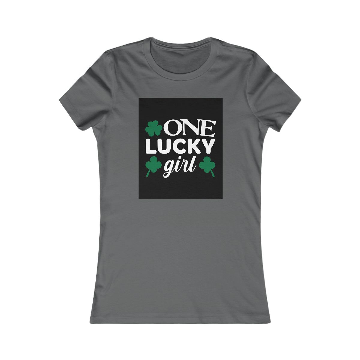 One Lucky Girl St. Patrick's Day Shamrock T-Shirt - Image 9