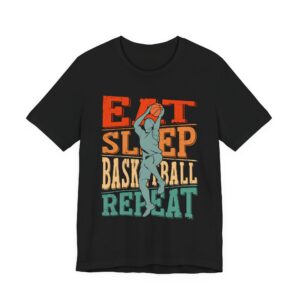 Eat, Sleep, Basketball, Repeat: The Ultimate Hoop Life T-Shirt!