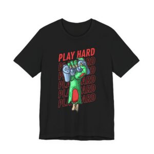 Zombie Gamer: Play Hard T-Shirt