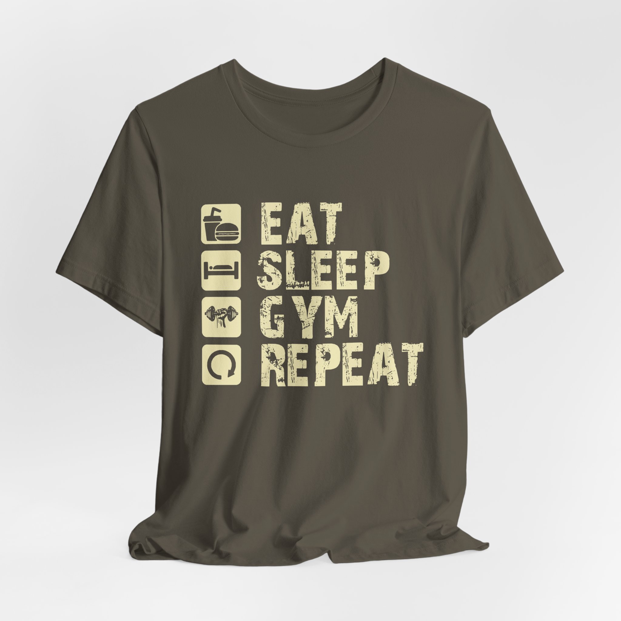 Eat, Sleep, Gym, Repeat: The Ultimate Workout Shirt - Image 8