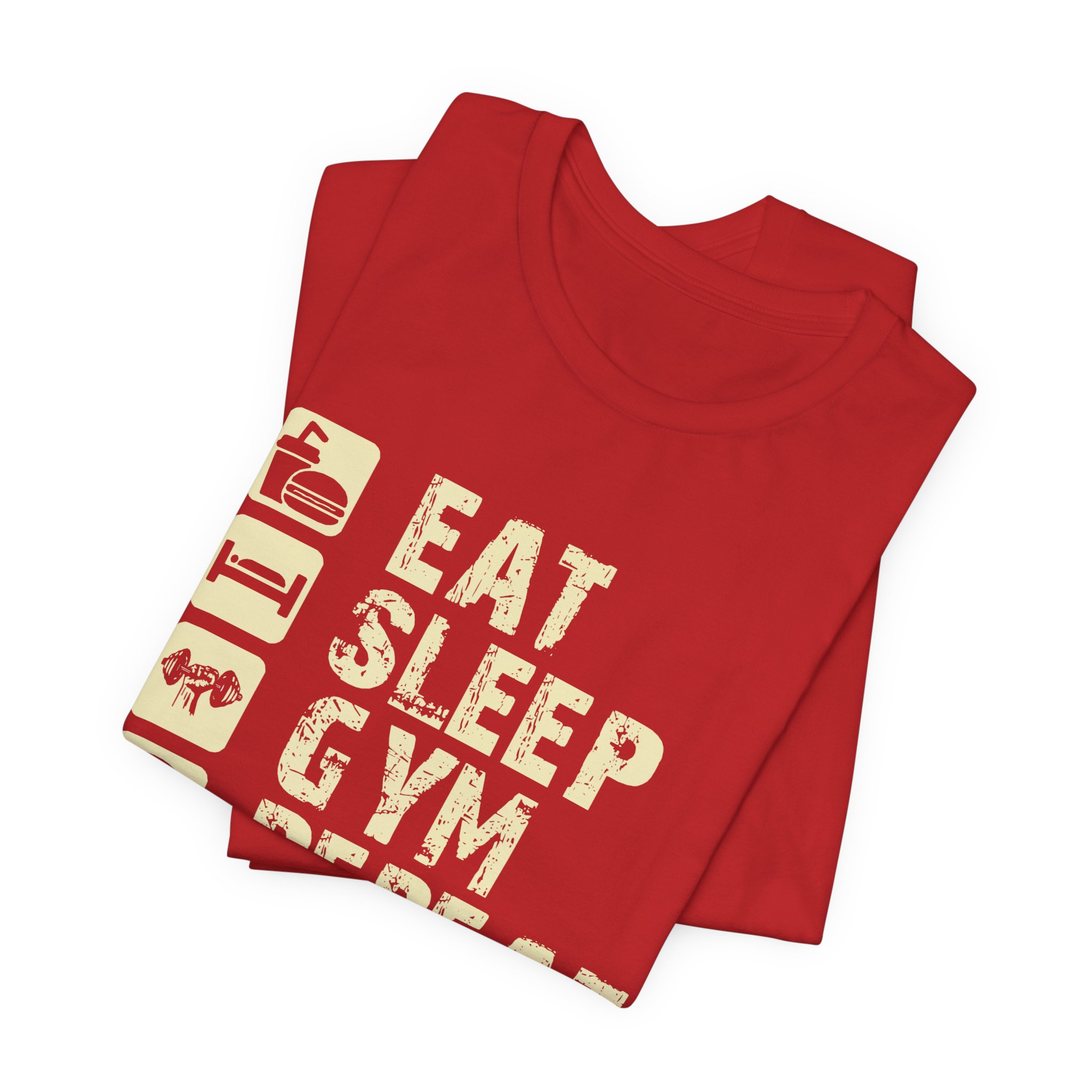Eat, Sleep, Gym, Repeat: The Ultimate Workout Shirt - Image 23