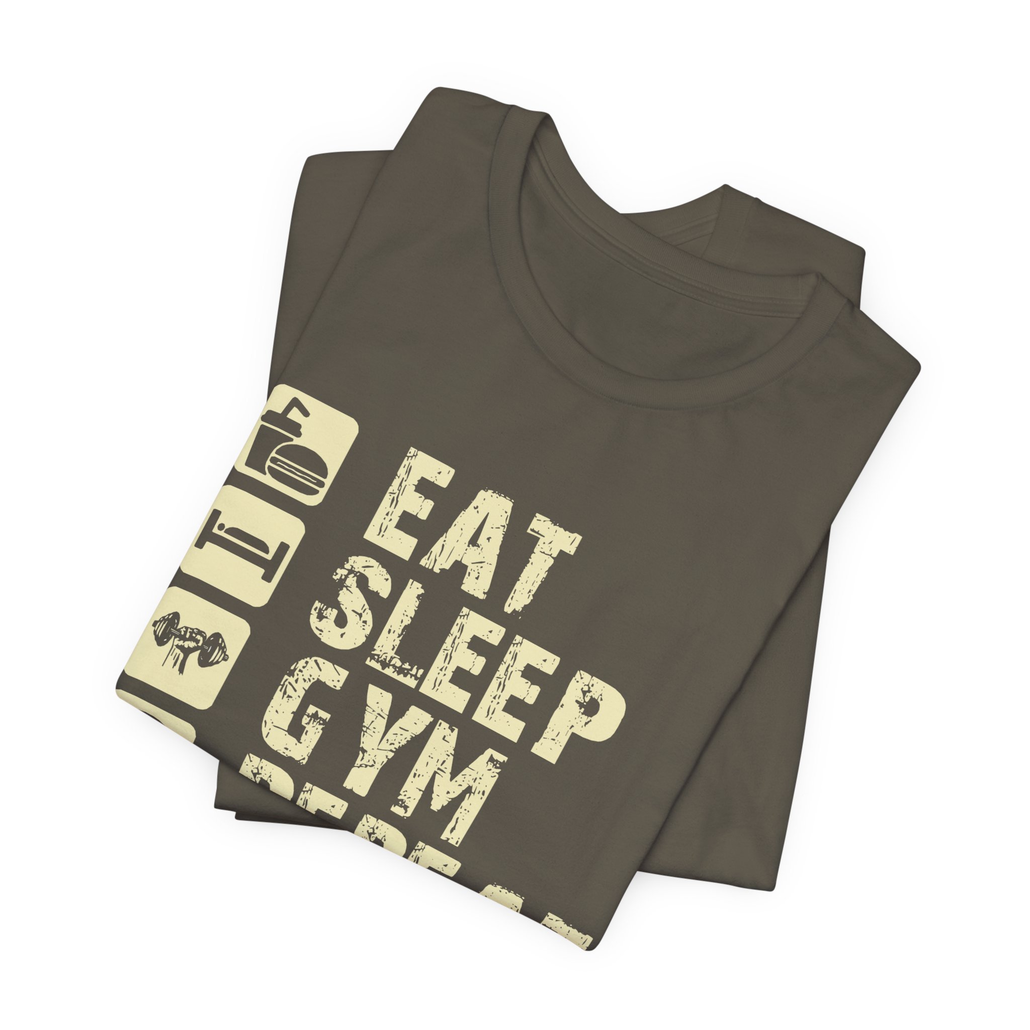 Eat, Sleep, Gym, Repeat: The Ultimate Workout Shirt - Image 7